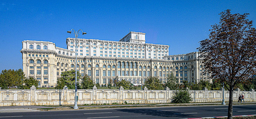 Romanian Government Bldg - Second Largest after the Pentagon (Back)  0131