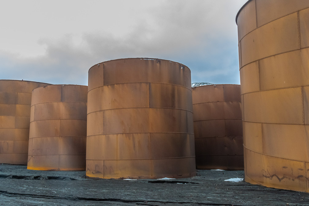Tanks that once held whale oil awaiting shipment  0996
