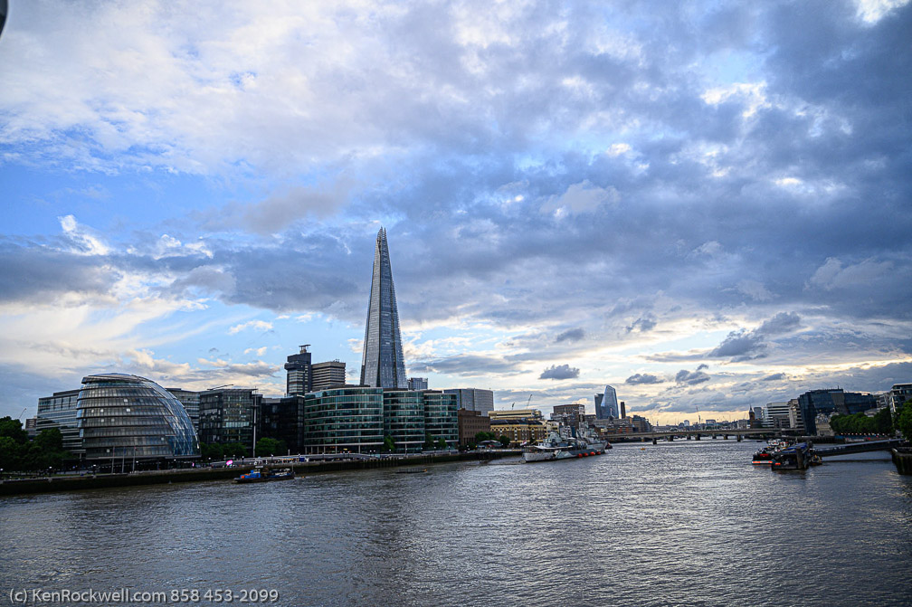 City Hall, The Shard and Modern offices define the Southwark Shoreline 0274