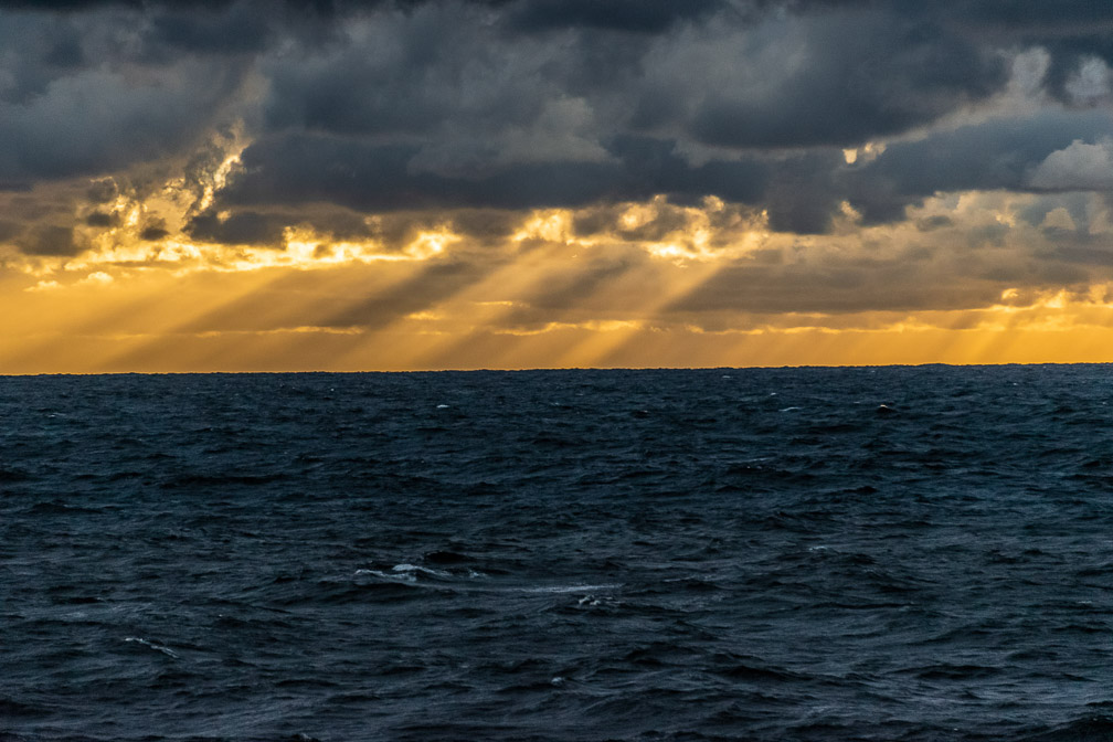 A Golden Sunrise shaped by low patchy clouds   1351