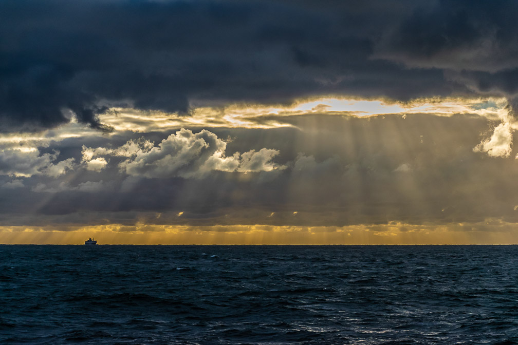 A Golden Sunrise shaped by low patchy clouds   1472