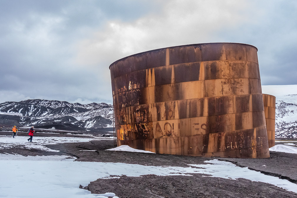 Tanks that once held whale oil awaiting shipment  0995