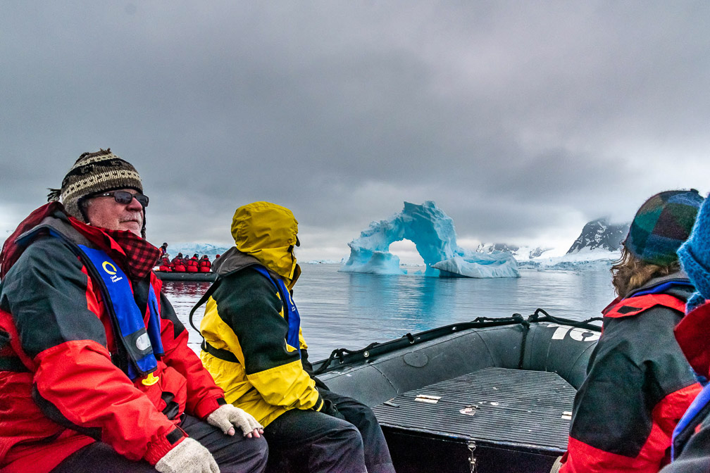 Maria finds her Picture-Window ice arch   9580
