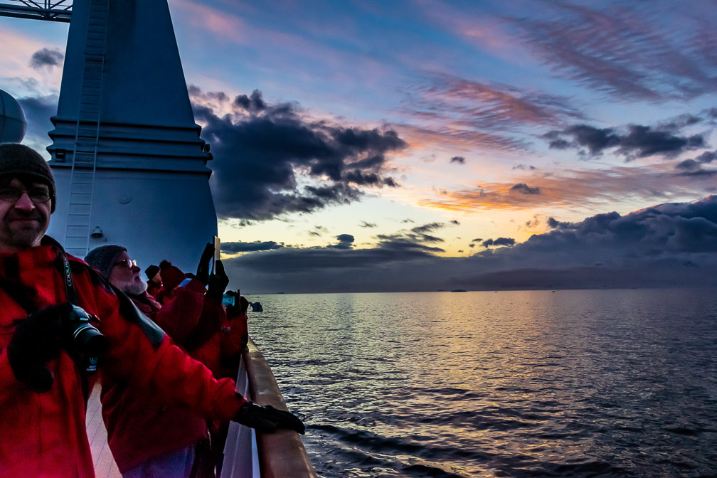 First grand sunset on the Drake Passage 8850