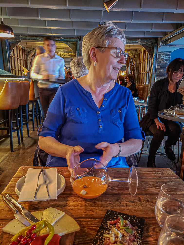 Gazpacho Bowl at Bravas Tapas - St Katharines 193858